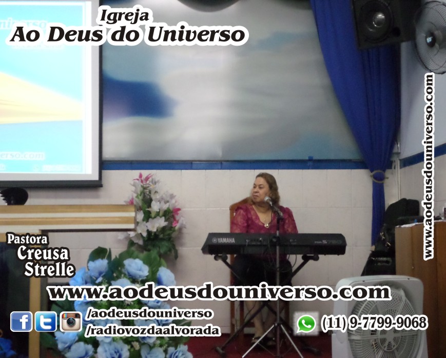 Aniversario Reg Guarulhos 21 Anos - Igreja Ao Deus do Universo - Pra Creusa Strelle e Pr Carlos Strelle
