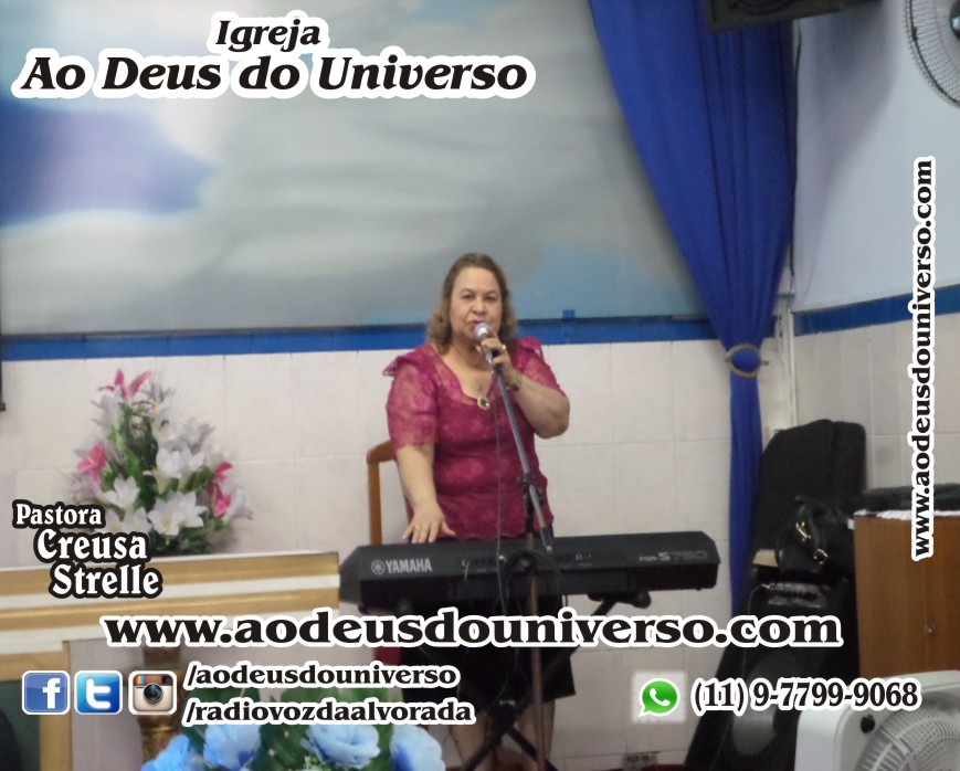 Aniversario Reg Guarulhos 21 Anos - Igreja Ao Deus do Universo - Pra Creusa Strelle e Pr Carlos Strelle