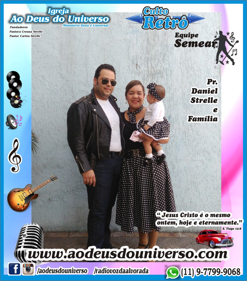 Culto Retro - 2016 - Semear Mooca - Igreja Ao Deus do Universo.