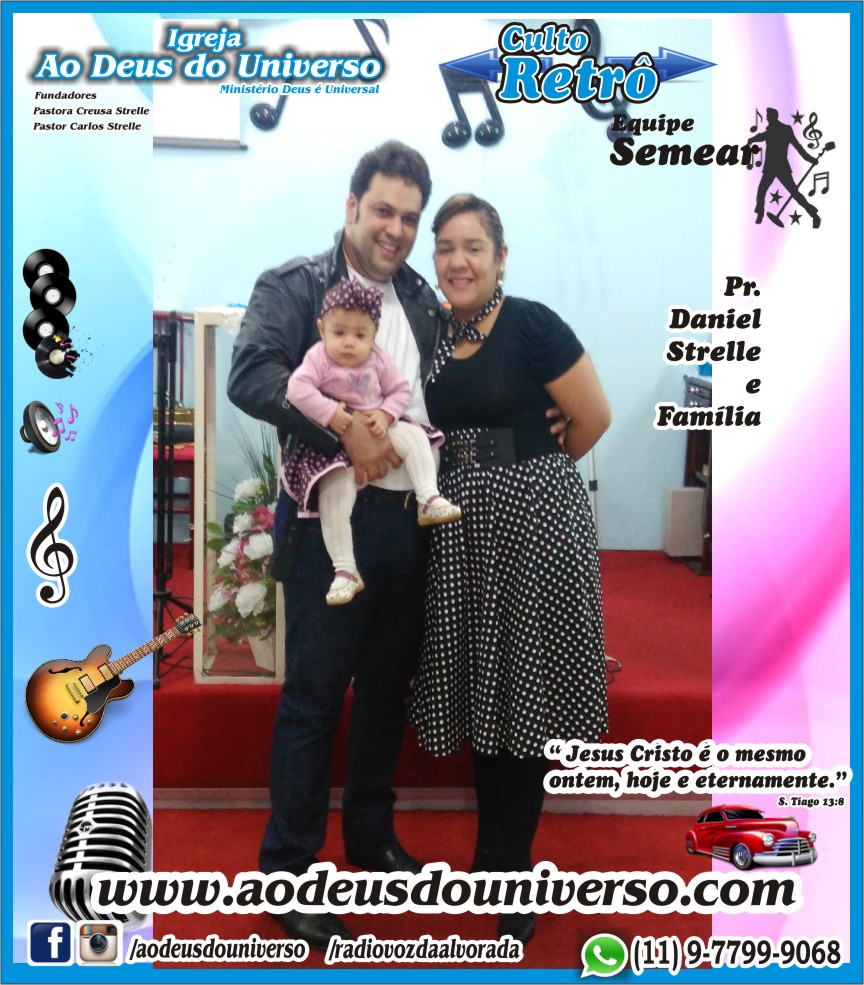 Culto Retro - 2016 - Semear Mooca - Igreja Ao Deus do Universo.