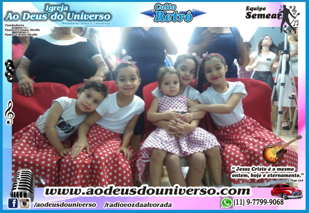 Culto Retro - 2016 - Semear Mooca - Igreja Ao Deus do Universo.