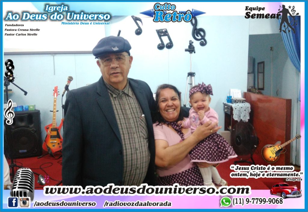 Culto Retro - 2016 - Semear Mooca - Igreja Ao Deus do Universo.