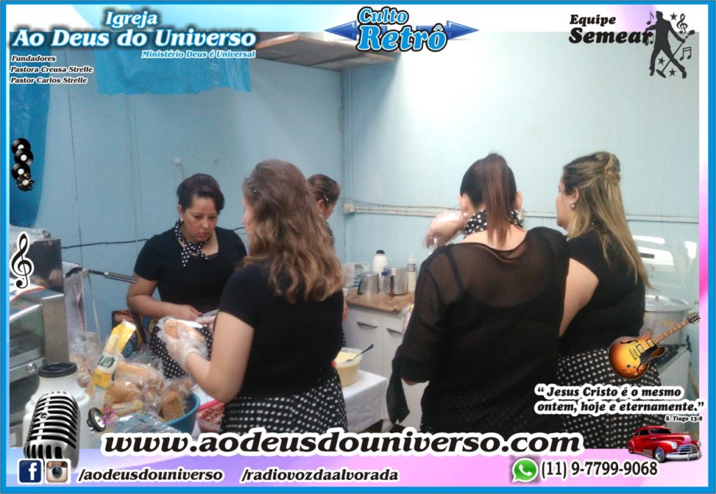Culto Retro - 2016 - Semear Mooca - Igreja Ao Deus do Universo.