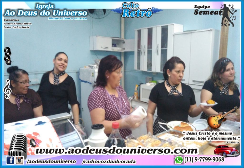 Culto Retro - 2016 - Semear Mooca - Igreja Ao Deus do Universo.