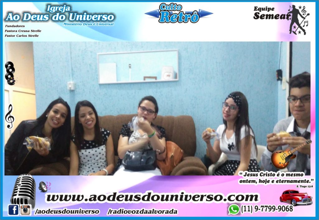 Culto Retro - 2016 - Semear Mooca - Igreja Ao Deus do Universo.